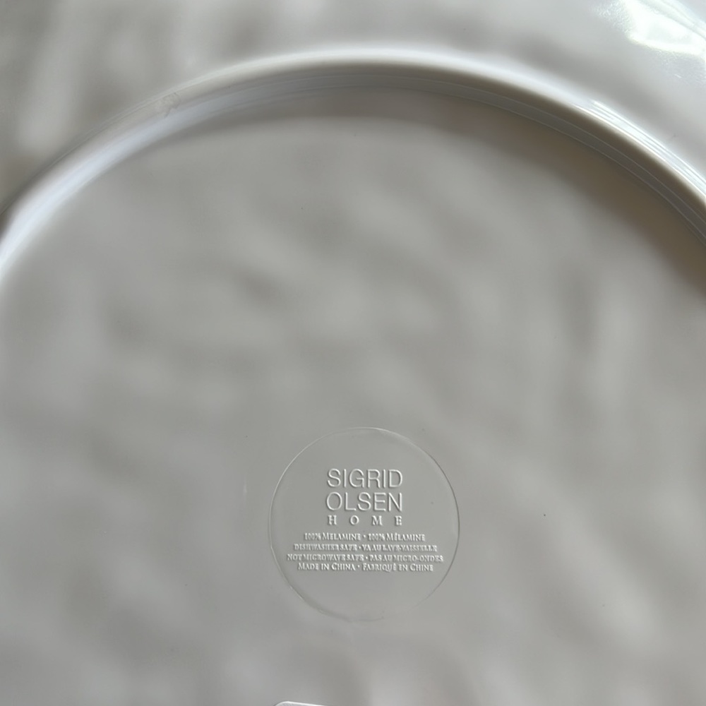 Sigrid Olsen Melamine Sea Turtle 11” Dinner Plates Set of Four NWT - Picture 4 of 6
